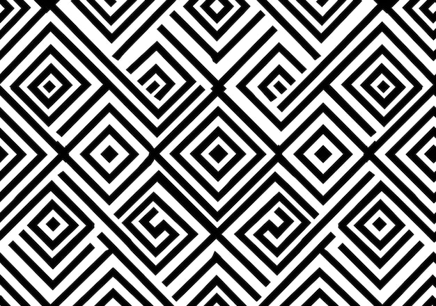 czarno-biały geometryczny wzór z literą g na nim