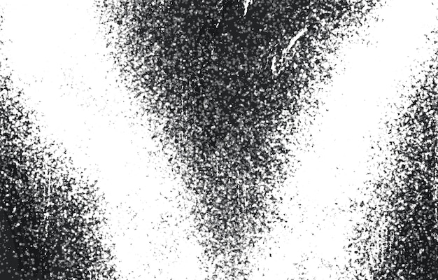 Zdjęcie czarno-biały wzór grunge monochromatyczne cząstki streszczenie tekstura tło pęknięć i zadrapań