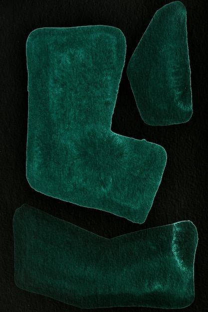 Czarno-zielone abstrakcyjne tło Kolorowe plamy atramentu i plamy tapeta Drukuj Kreatywne tło chaotyczne pociągnięcia pędzla wzór do drukowania na karcie
