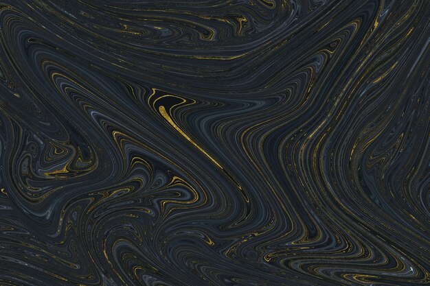 Czarno-złote marmurowe abstrakcyjne tło