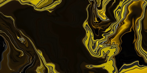 Czarno-złote tło z efektem marmuru