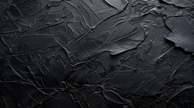 Czarny kamień z teksturą tła szczegółowy ciemny wzór tapety