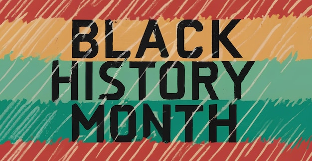 Czarny miesiąc historii Tło Czarny miesiąc historii 2024 Tło dziedzictwa afroamerykańskiego