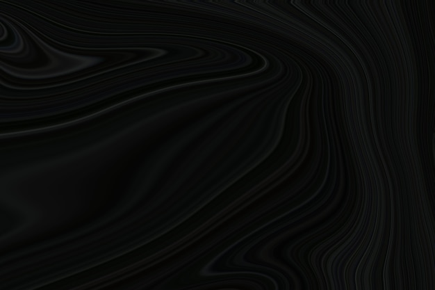 Czarny płynny marmur tło streszczenie płynna tekstura sztuka eksperymentalna