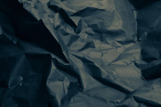 czarny pognieciony zmięty papier tło grunge tekstury tło