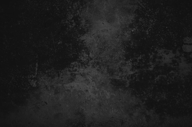 Czarny tło ściany cement lub kamień betonowa tekstura jako koncepcja horroru i Halloween
