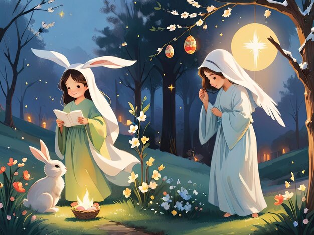 Czarujące Wielkanocne Przygody Kolekcja okładek książek dla dzieci