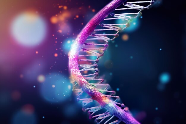 Cząsteczka DNA z bliska
