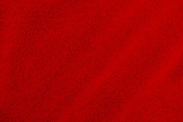 Czerwona czysta wełna tekstura tło lekka naturalna wełna owcza czerwona bezszwowa