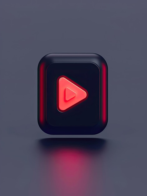 czerwona i czarna aplikacja z czerwonym logo