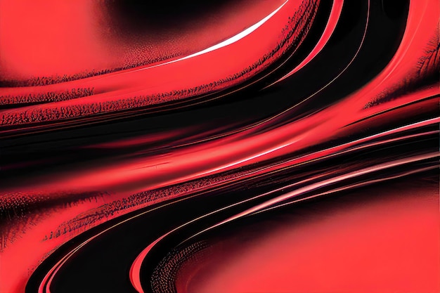 Czerwona i czarna nowoczesna sztuka wzoru tekstury