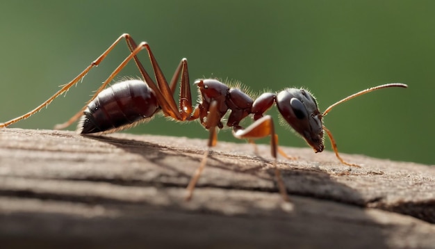 Zdjęcie czerwona importowana mrówka ogniowa rifa solenopsis invicta mrówka fotografująca bliskie zdjęcia w wysokiej rozdzielczości mrówka kulkowa