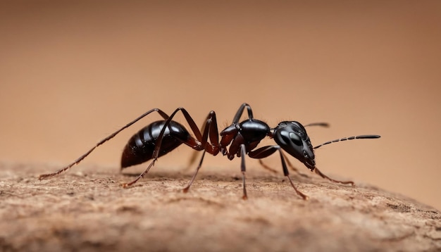 Zdjęcie czerwona importowana mrówka ogniowa rifa solenopsis invicta mrówka fotografująca bliskie zdjęcia w wysokiej rozdzielczości mrówka kulkowa