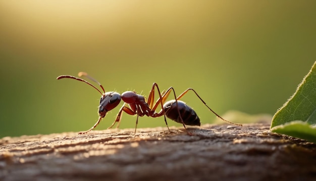 Czerwona importowana mrówka ogniowa RIFA Solenopsis invicta mrówka fotografująca bliskie zdjęcia w wysokiej rozdzielczości mrówka kulkowa