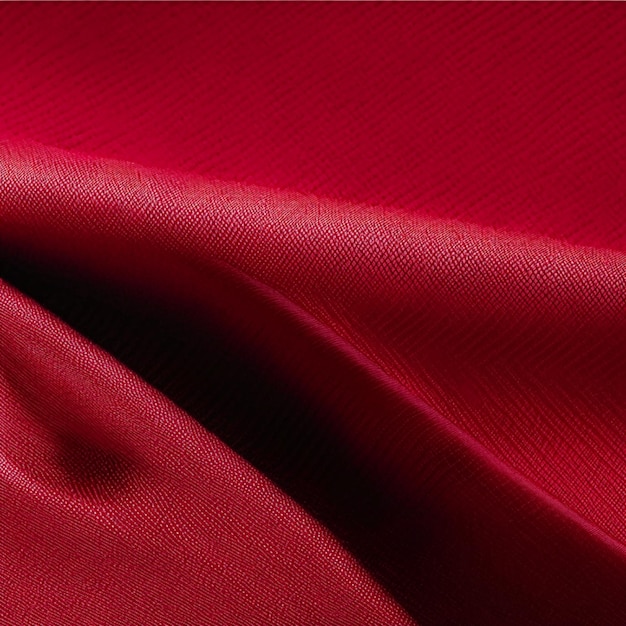 Czerwona jedwabna lub satynowa tekstura luksusowej tkaniny abstrakcyjne tło