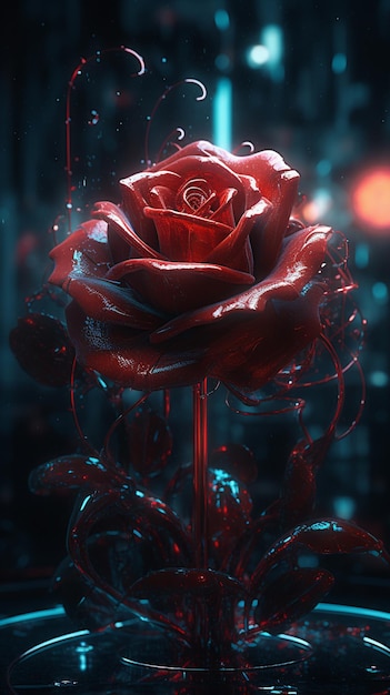 Czerwona róża jest z filmu film.