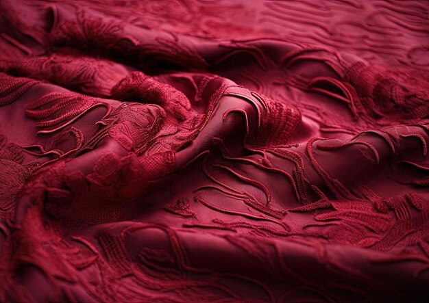 Czerwona tkanina z rysunkiem z napisem "seiko"