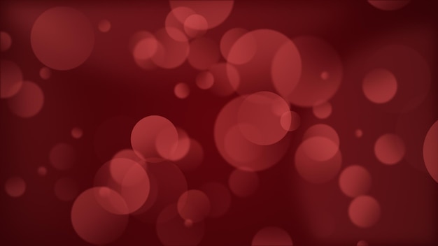 Czerwone cząstki bokeh