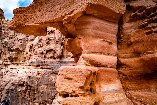 Czerwone góry w Petra, Jordania