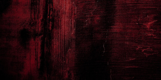 Zdjęcie czerwone i czarne tło horroru. ciemny grunge czerwony tekstura betonu