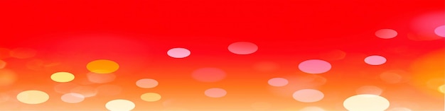 Czerwone tło panoramy bokeh
