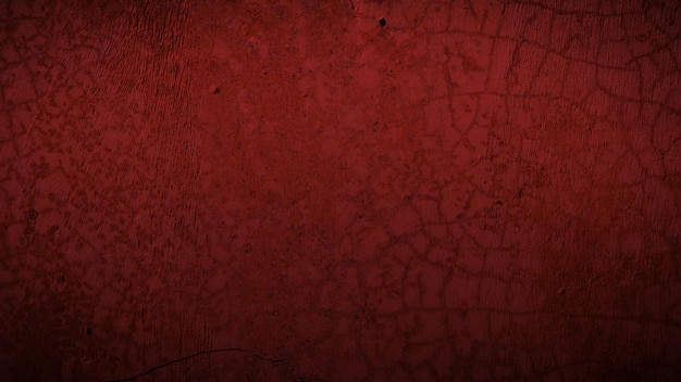 Czerwone tło ściany z teksturą cementu
