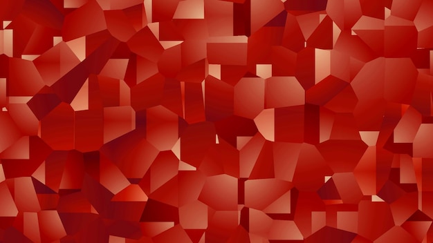 czerwone tło z kwadratem kwadratowych bloków w środku.