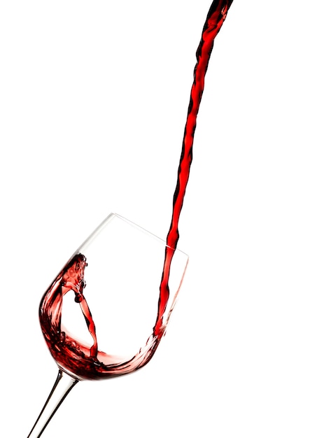 Czerwone wino.