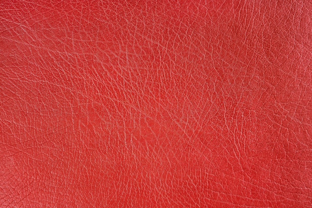 Czerwonej skóry ze sztucznej skóry tekstury tła