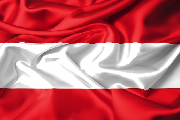Czerwono-biała flaga symbolizująca jedność i patriotyzm