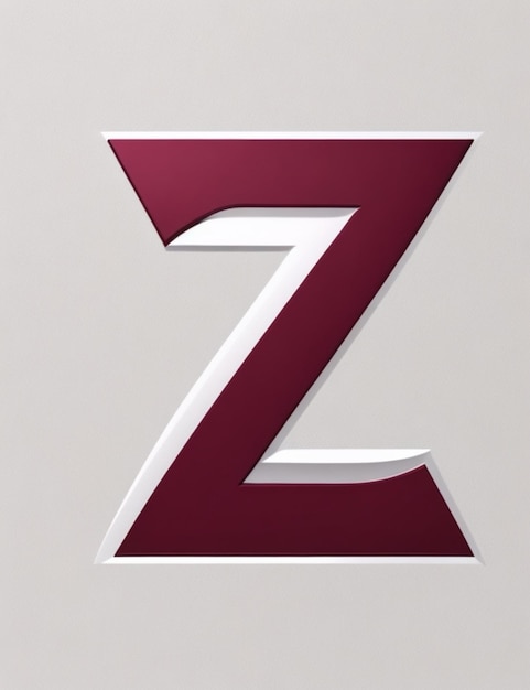 Zdjęcie czerwono-białe logo z białą literą z