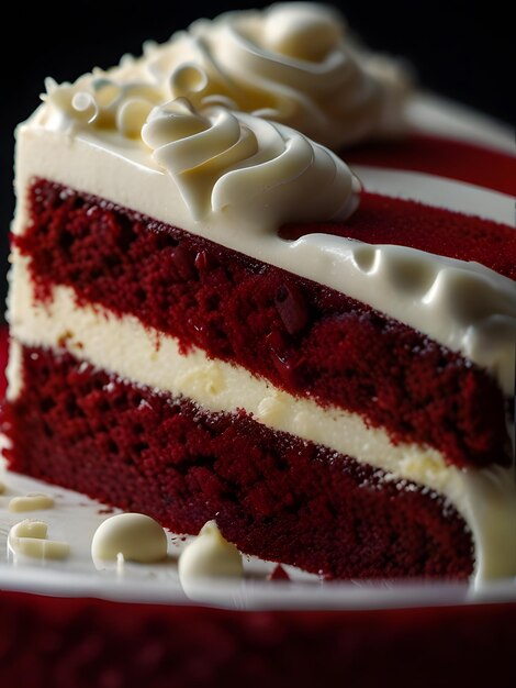 czerwony i biały tort z liczbą 13