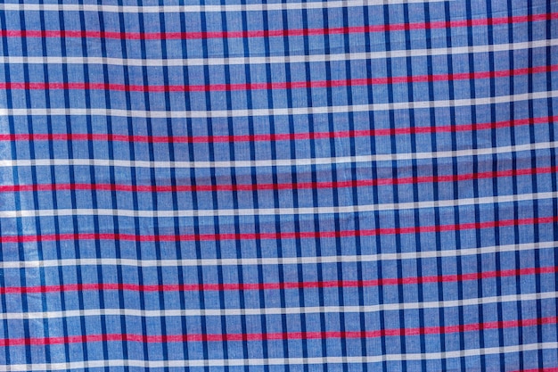 Czerwony Niebieski Czarno-biały pasek bawełniany GamchaBath ręcznik Tkaniny Zbliżenie