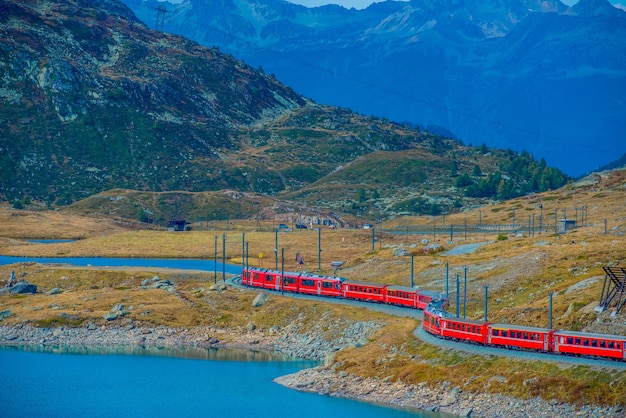 Czerwony pociąg Bernina