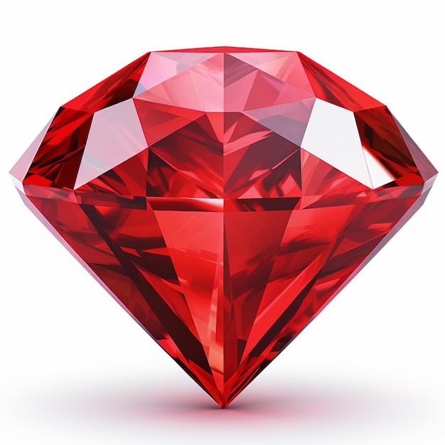 Czerwony Ruby Diamond Premium Design Elegant Jewelry Ilustracja