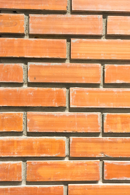 Zdjęcie czerwony ściana z cegieł tło