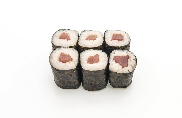 czerwony snapper maki sushi- japońskie jedzenie stylu