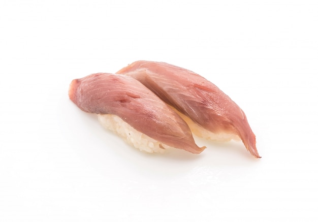 czerwony snapper nigiri sushi- japońskim stylu żywności