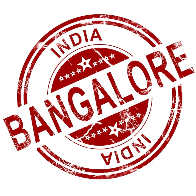Czerwony znaczek Bangalore