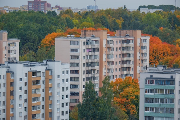 Zdjęcie część sypialna miasta mińsk