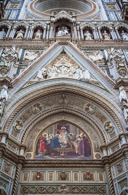 Części i elementy elewacji Duomo, Florencja