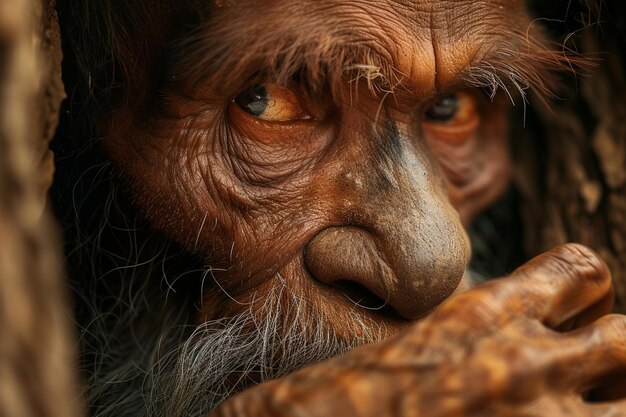 Człowiek prehistoryczny ewolucja nauka biologia człowiek cywilizacja homo sapiens małpa epoka kamienna stary