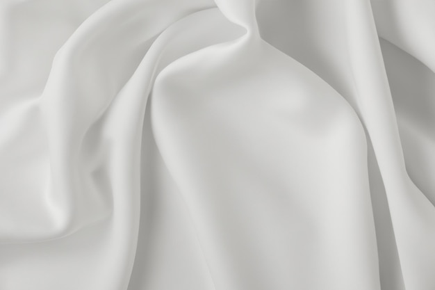 Czysta elegancja Ponadczasowa solidna biała tkanina Piękno