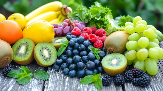 Czystość uwolniona obejmując 100 natury hojność z organicznych świeżo zebranych zdrowych owoców jedzenia