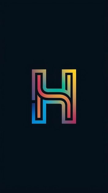Czysty, kolorowy znak logo, logo, znak, płaski projekt
