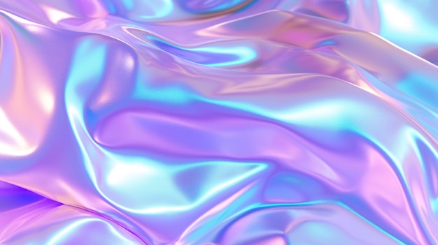 Czysty kolorystyczny plastik lub holograficzna kolorystyczna folia szklana abstrakcyjny 3d perłowy gradient