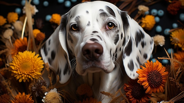 dalmatyński pies HD 8K tapeta Obraz fotograficzny