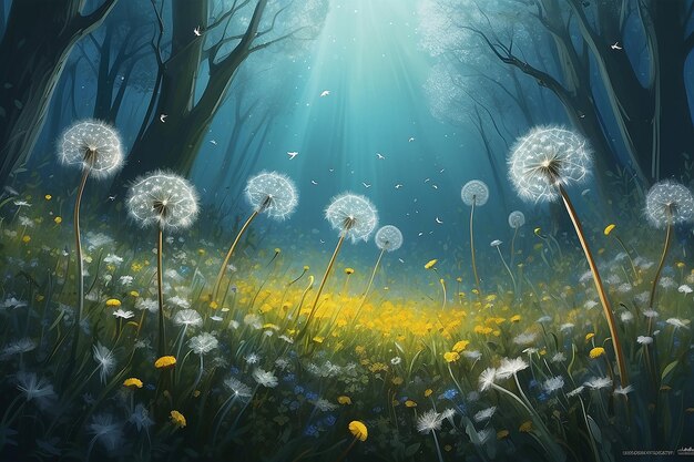 Dandelion Dreamscape