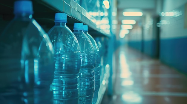 Dar wielokrotnego użytku butelek z wodą dla szkoły sąsiedniej Światowy Dzień Organizacji Pozarządowych
