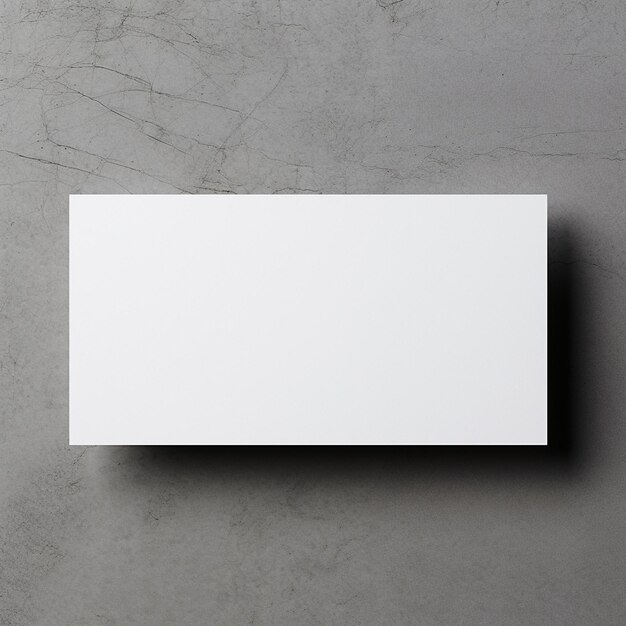 Darmowe zdjęcie białe wizytówki na szarym tle